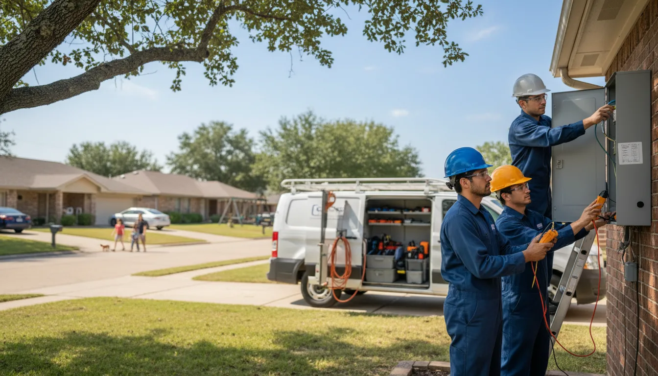 Certified electrician providing emergency electrical services in Saint Leo, FL